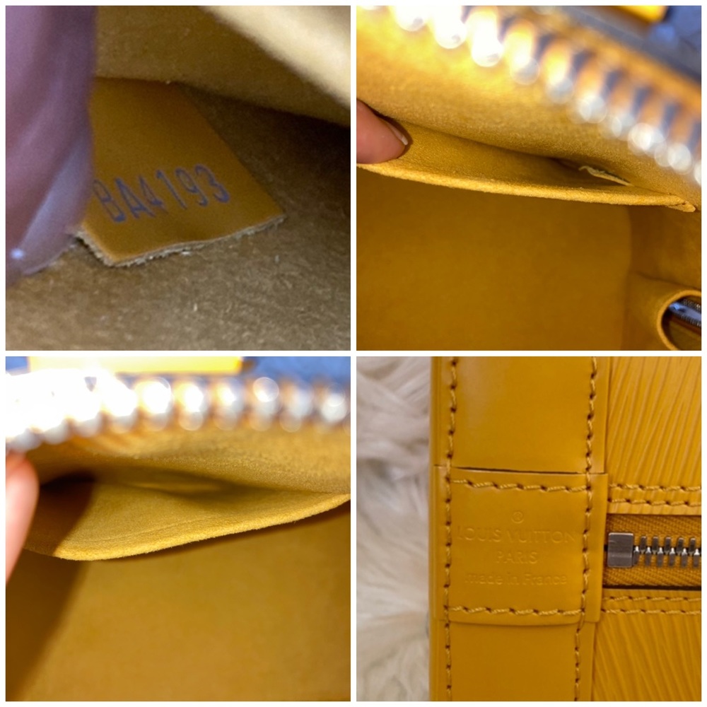 ππLouis Vuittonππ Epi Alma Mimosa Yellow - Picture 14 of 16